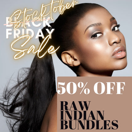 50% OFF 14 INCHES RAW INDIAN HAIR BUNDLES